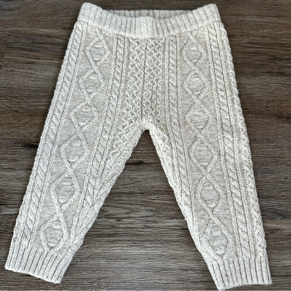 Janie and Jack Cabled Sweater Pants